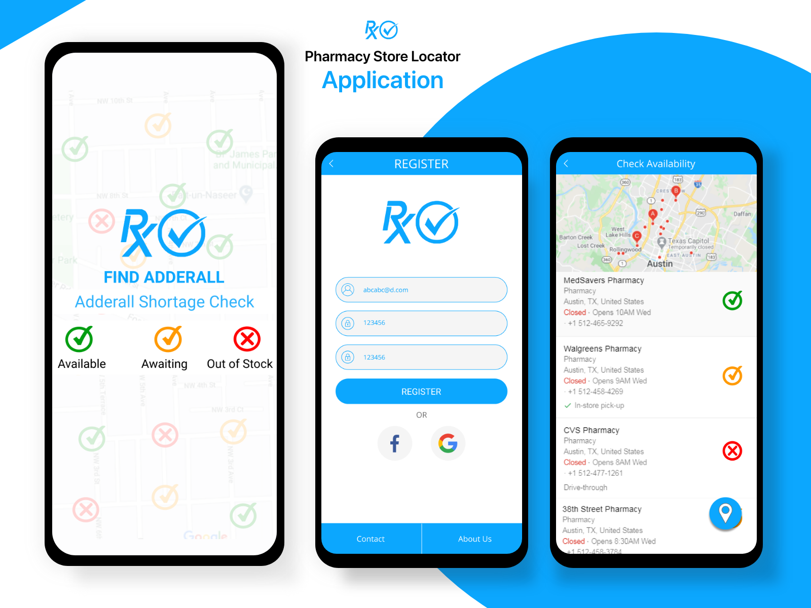 Pharmacy Store Locator App